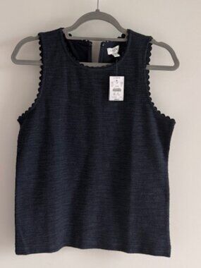 J Crew Dark Blue Top
